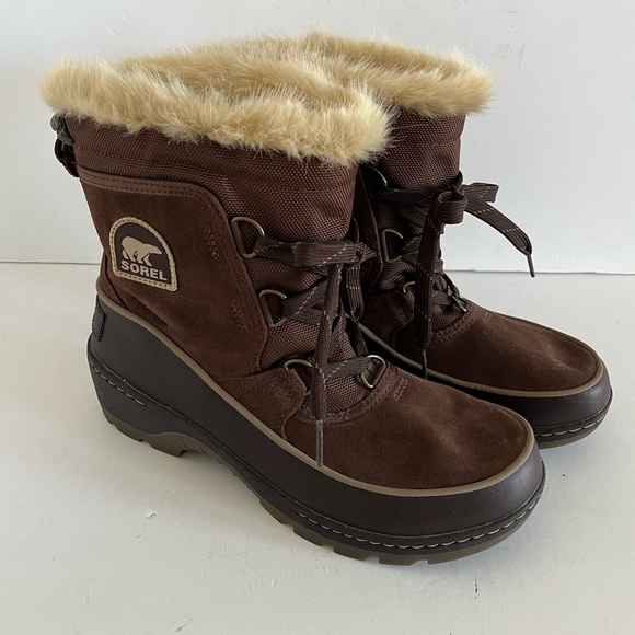 Sorel Tivoli III Brown Waterproof Winter Snow Boots Women’s Size 7.5 - Picture 1 of 10